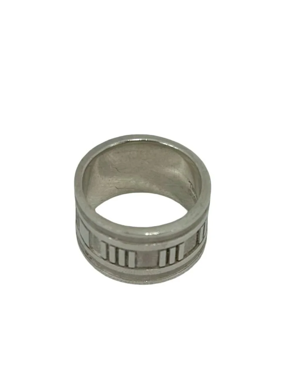 Tiffany & Co Vintage Wide Atlas Ring 925 Sterling Silver - Picture 4 of 8